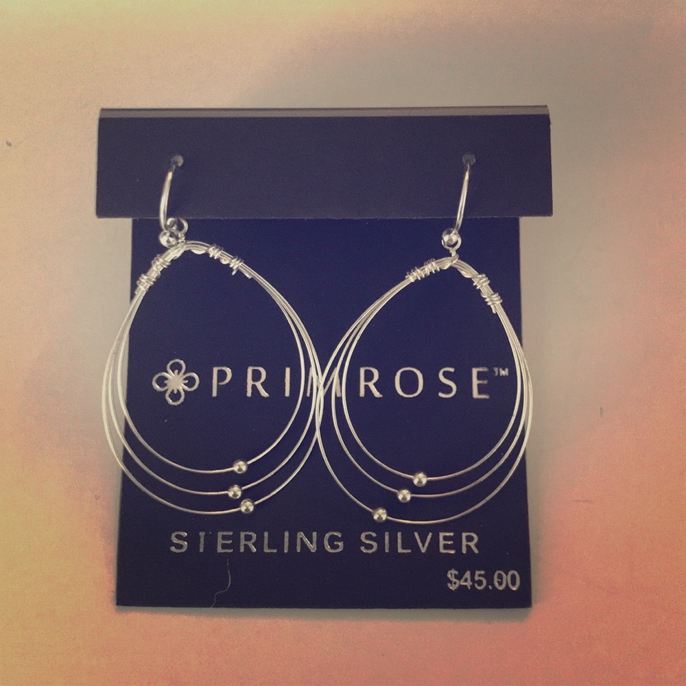 Sterling silver earrings